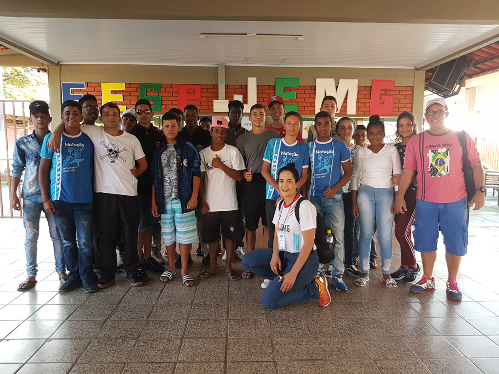 Estudantes-atletas de Campo Belo estão acomodados na E.E. Segismundo Pereira. Crédito da foto: Philippe Hipólito